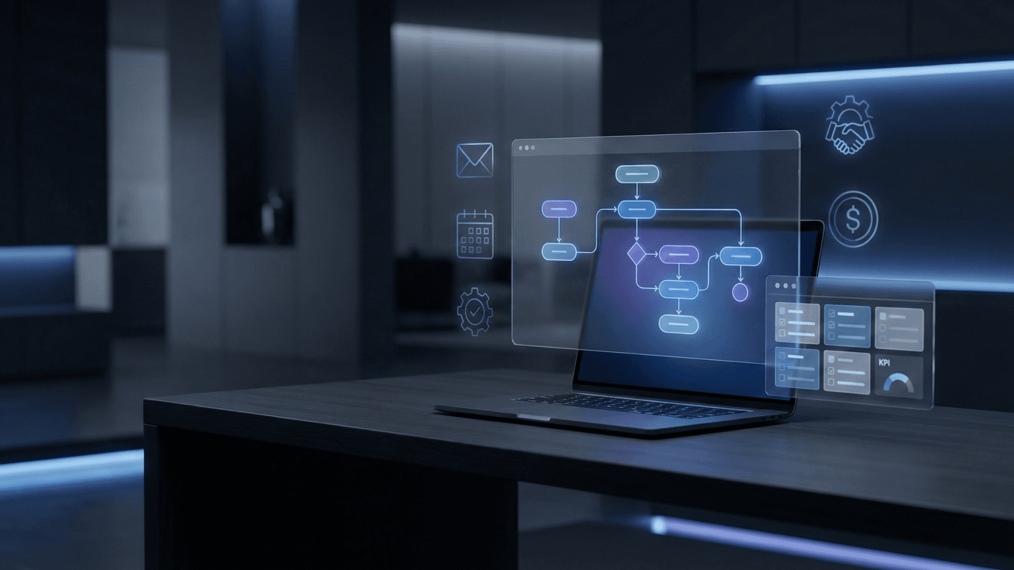 AI automation and workflow visual