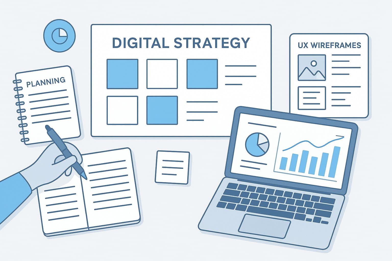 Roadmap planning board and analytics dashboard